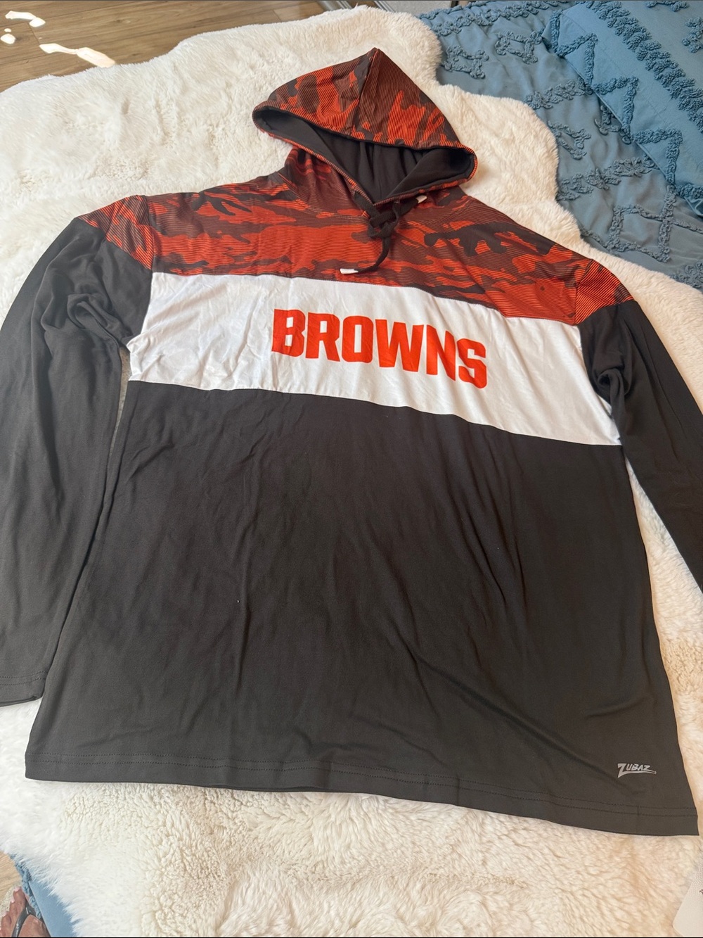 Zubaz NFL Team Apparel Black Performance Tee